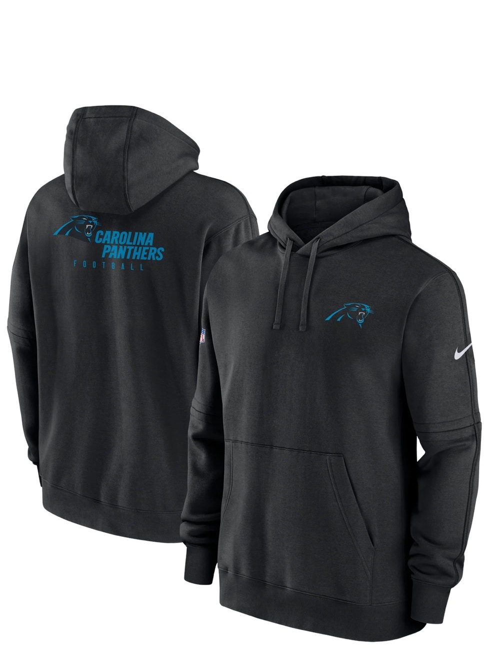 Nike Carolina Panthers Sideline Club Fleece Hoodie NFL